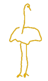 Happy Little Ostrich